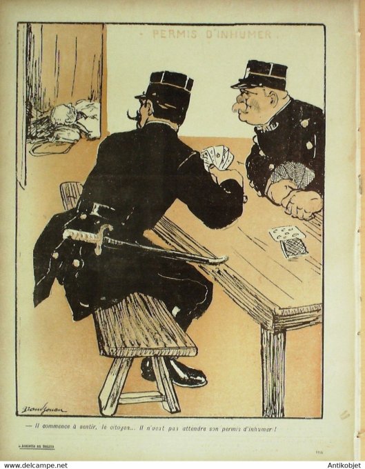 L'Assiette au beurre 1906 # 279 Vas papiers Grandjouan