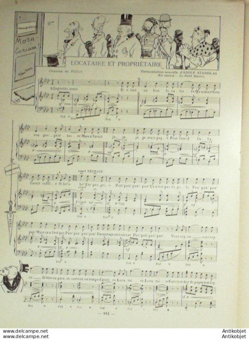 La Baionnette 1916 # 054 (Question des loyers) Ornder Fabiano Branly Poulbot Capy