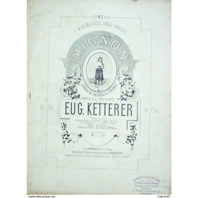 Ketterer Mignon Fantaisie Piano 1900