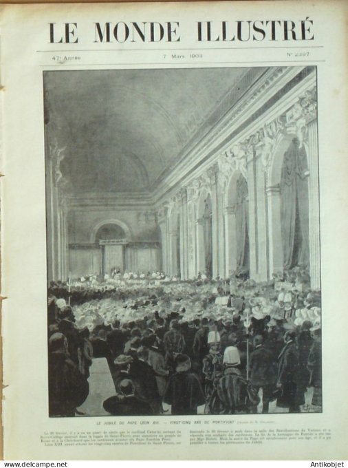 Le Monde illustré 1903 n°2397 Macédoine Monaco Nlle Calédonie Dumbea Nouméa Niger Soudan Kano Gelba 