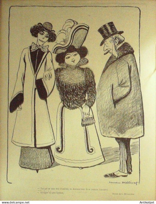 Le Rire 1901-11-16 # 367 Journal humoristique Ed.Originale Lignes Omnibus