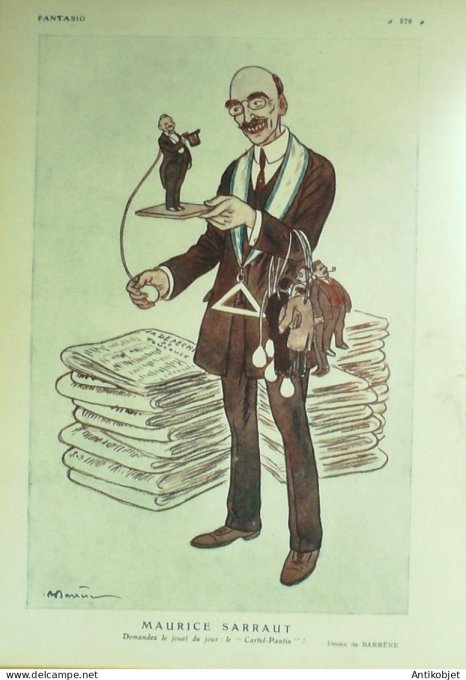 Fantasio 481 1927 Ibels Zaliouk Gesmar Lorenzi Bonnotte Vallee