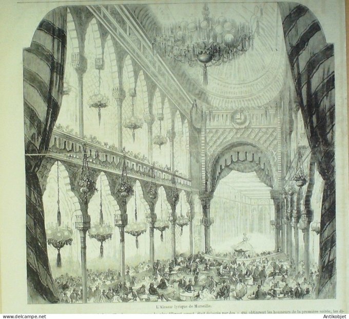 Le Monde illustré 1857 n° 36 Toulon (83) Venise Allemagne Mayence Kastrich pourdrière