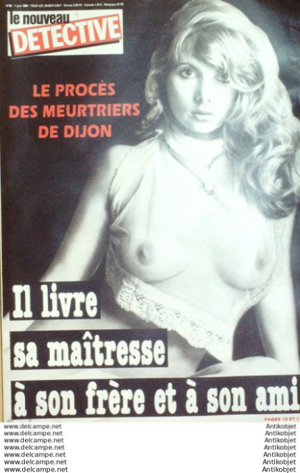 Détective 1984 #  90 Epinay Dijon Bordeaux Villeneuve-Guyard Valence Lana Turner