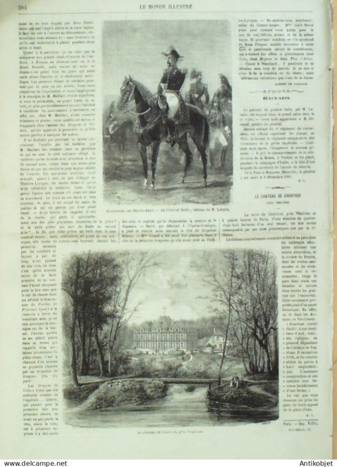 Le Monde illustré 1868 n°583 Courtoze (41) Japon Kioto Sakai Sir Harry Parkes Osaka Daimio Toza