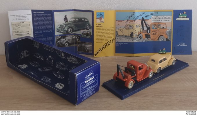 Tintin Crabe aux pindes d'Or Dépanneuse Luxor Matford V8 Imperia 1920 Atlas 1:43