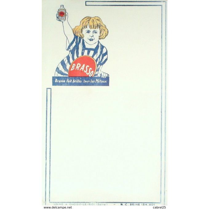 Buvard BRASSO Entretien