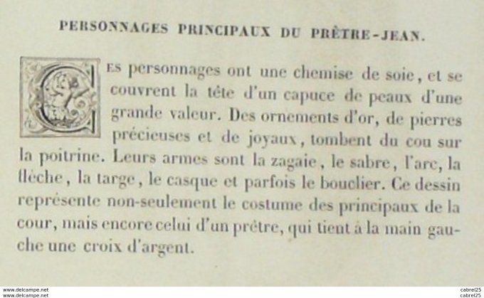 Italie Pages du prêtre JEAN 1859