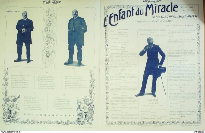 Paris qui chante 1904 #51 Vaynel Rosensteel Privas Lefaur Bussy Martell