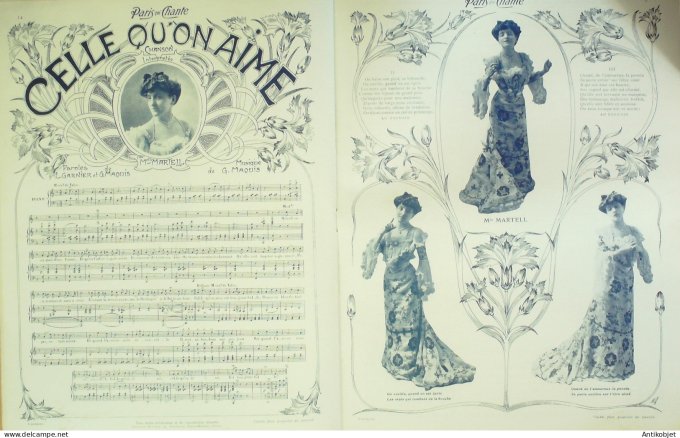 Paris qui chante 1904 n° 51 Vaynel Rosensteel Privas Lefaur Bussy Martell