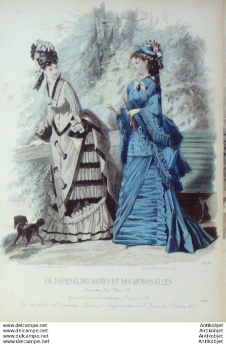 Journal des Dames Demoiselles 1874 # 1225 (Maison Plument)