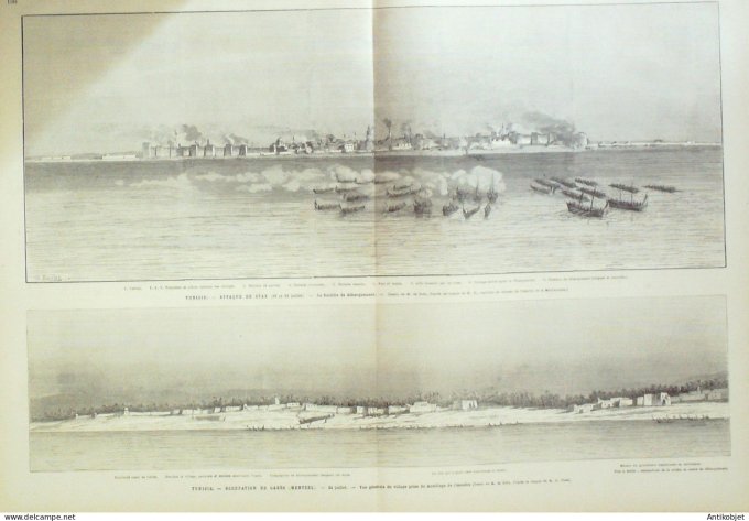 Le Monde illustré 1881 n°1272 Tunisie Sfax Gabès Tours (37) Allemagne Aix-la-Chapelle