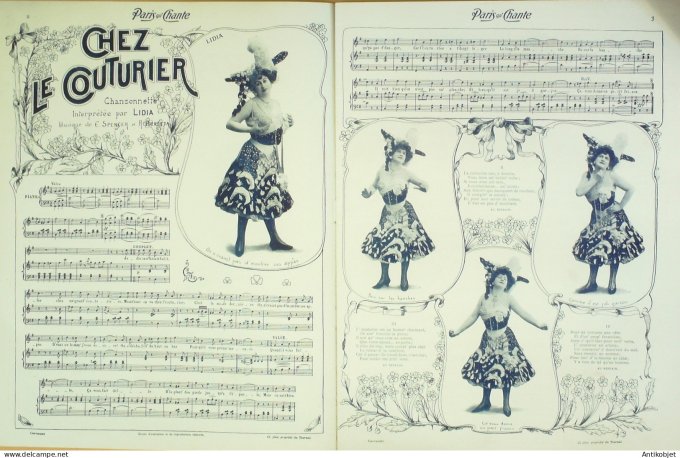 Paris qui chante 1903 #30 Lidia Vasser Dianette Courville-Coste Benoist-Mary