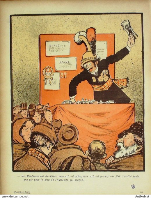 L'Assiette au beurre 1906 # 280 Les Humanitaires Gallo Armand