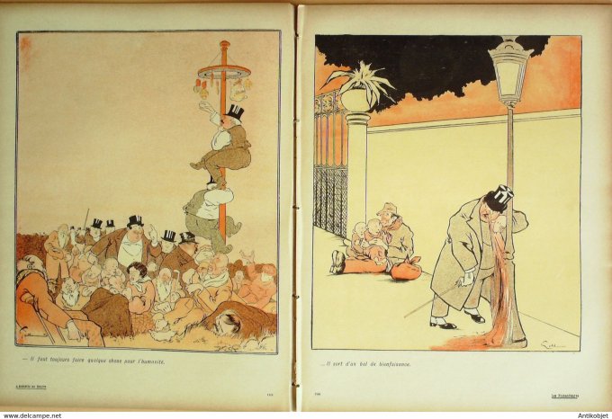 L'Assiette au beurre 1906 # 280 Les Humanitaires Gallo Armand