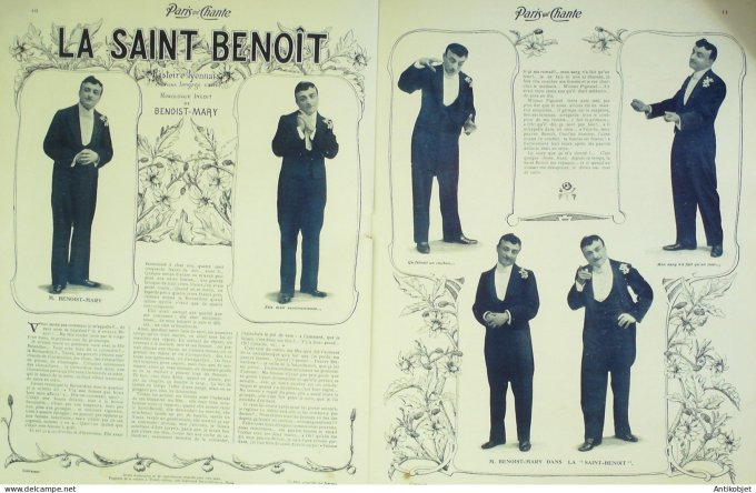 Paris qui chante 1903 #30 Lidia Vasser Dianette Courville-Coste Benoist-Mary