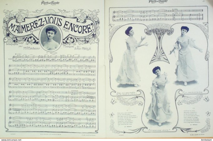 Paris qui chante 1903 #30 Lidia Vasser Dianette Courville-Coste Benoist-Mary