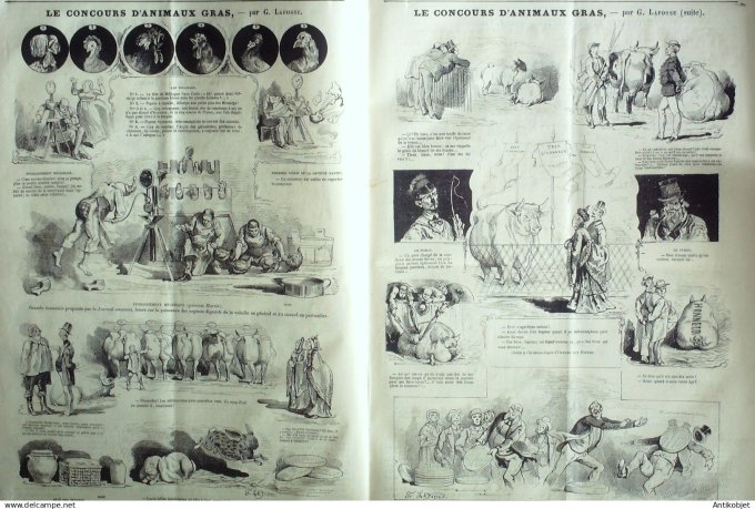 Le Journal Amusant 1874 #  912 Au Japon par Paul Leonnec