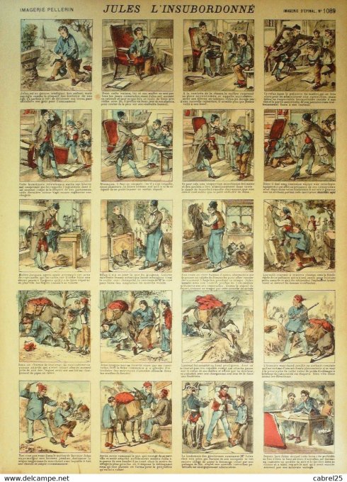 Jules L'inbsubordonne (Pellerin d'epinal)