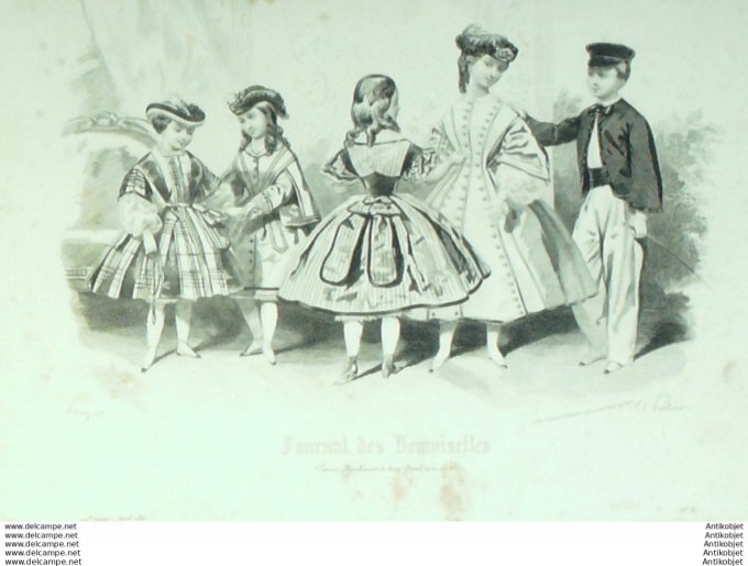 Journal de Demoiselles 1861 # 04b Travestissements