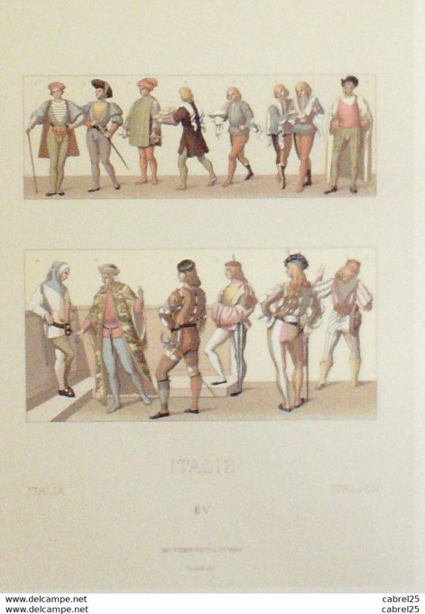 Italie Peuple Noblesse CONDOTTIERE nobles flamand et vénitien