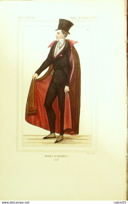 Portrait Homme 1818 sous LOUIS XVIII