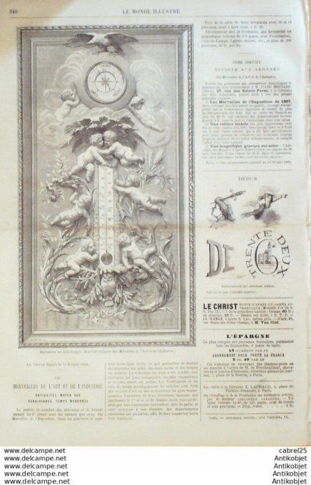 Le Monde illustré 1868 n°626 Angleterre Douvres Market Square Espagne Barcelone Autriche Braunschwei