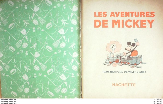 Walt Disney Les Aventures de Mickey # 1 Edit Hachette Eo 1931