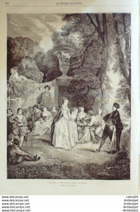 Le Monde illustré 1868 n°626 Angleterre Douvres Market Square Espagne Barcelone Autriche Braunschwei