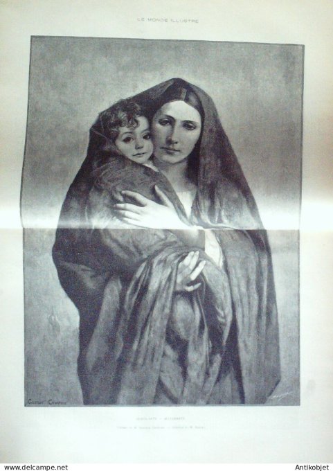 Le Monde illustré 1890 n°1756 Chine Chemin de Fer Rouen (76) Beauvais (60)