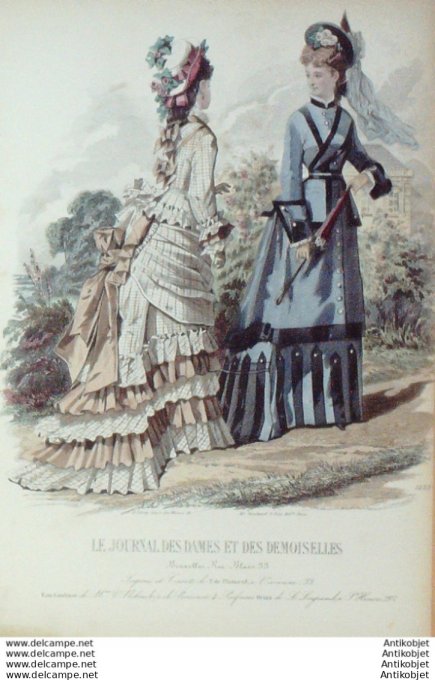 Journal des Dames Demoiselles 1874 # 1233 (Maison Plument)