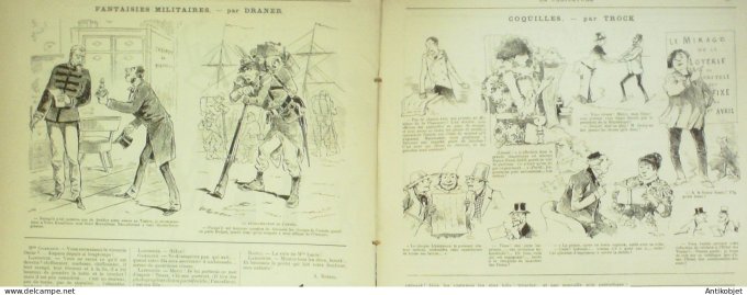 La Caricature 1884 #216 Chiffonnier de famille Robida Sorel Draner Trock