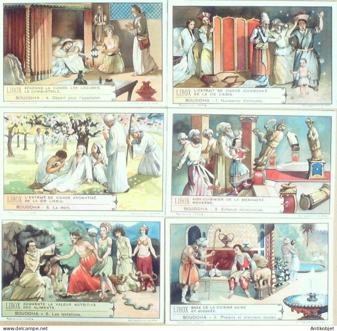 Chromo Liebig Sang 1234 Bouddha (1930)