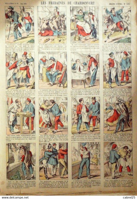 Les Fredaines  de Chardonvert (Pellerin d'epinal)