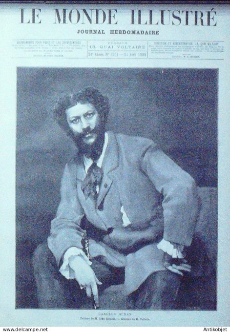 Le Monde illustré 1880 n°1204 Cherbourg (50) Madrid Francisco Otero