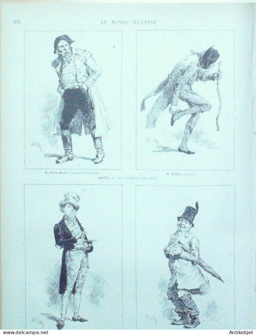 Le Monde illustré 1880 n°1204 Cherbourg (50) Madrid Francisco Otero