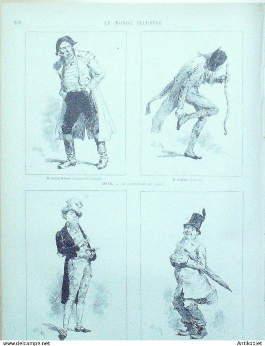 Le Monde illustré 1880 n°1204 Cherbourg (50) Madrid Francisco Otero