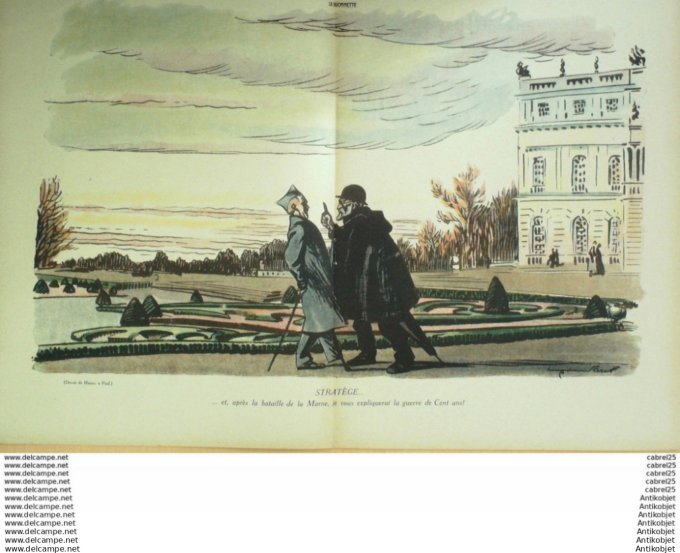 La Baionnette 1916 # 033 (Strateges En Chambre) Zyg Brunner Gastyne Fontan