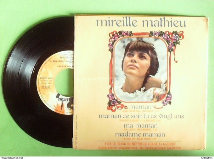 Mathieu Mireille 45T EP Maman 1969