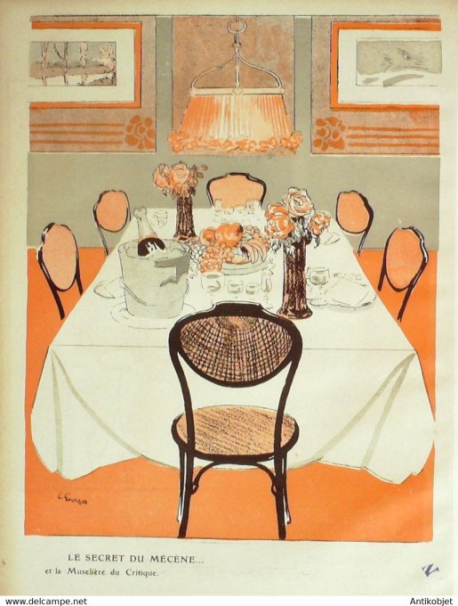 L'Assiette au beurre 1908 # 388 Mécènes Georges Léon