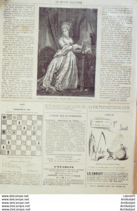 Le Monde illustré 1869 n°640 Espagne Barcelone Allemagne Bade Trinck Hall Italie Turin St Denis (93)