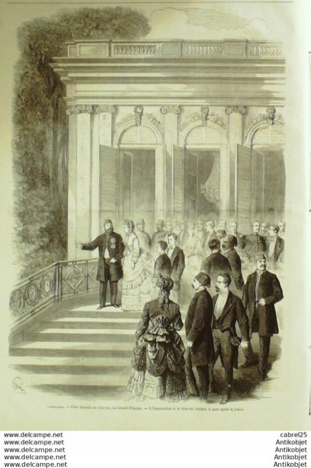 Le Monde illustré 1869 n°640 Espagne Barcelone Allemagne Bade Trinck Hall Italie Turin St Denis (93)