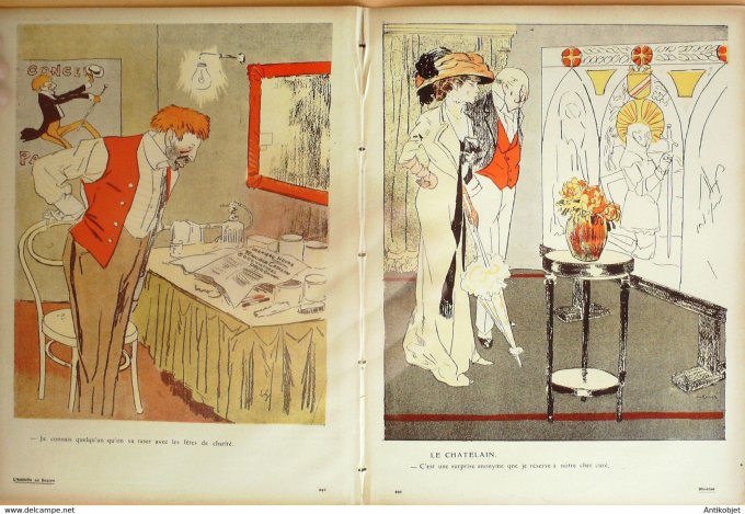 L'Assiette au beurre 1908 # 388 Mécènes Georges Léon