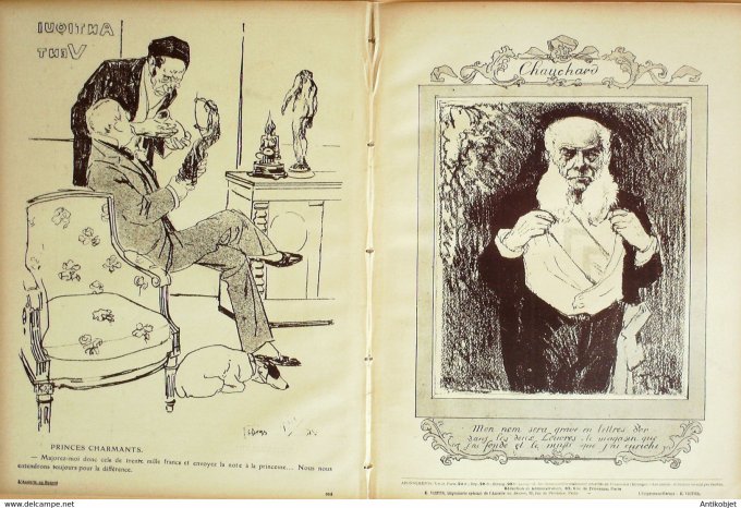 L'Assiette au beurre 1908 # 388 Mécènes Georges Léon