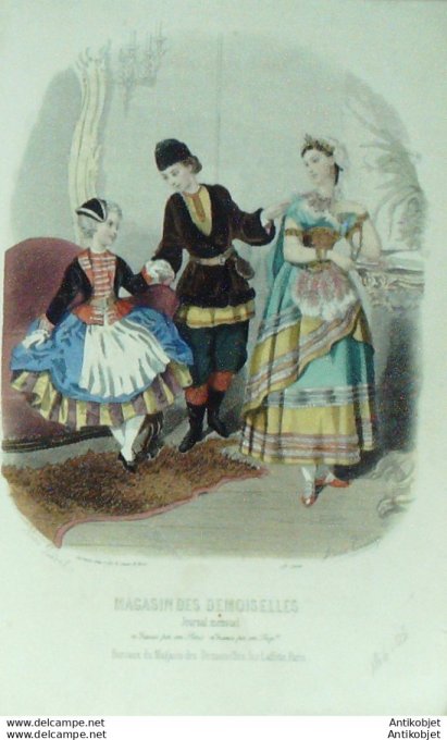 Magasin des demoiselles 1866 #  3 Travestissements
