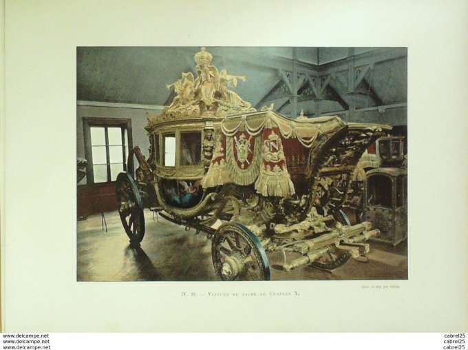 France (78) VERSAILLES Château voiture de sacre CHARLES X
