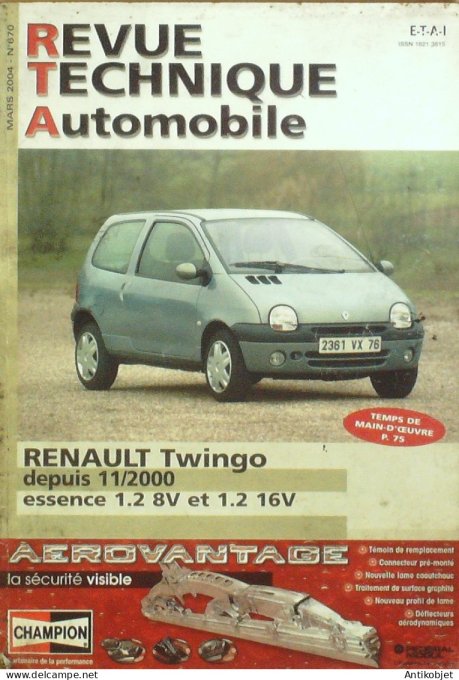 Revue Tech. Automobile 2004 n°670 Renault Twingo