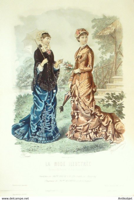 Gravure de mode Gazette de Famille 1899 n°41