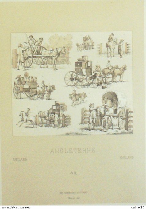 Objet Voitures charrette attelages