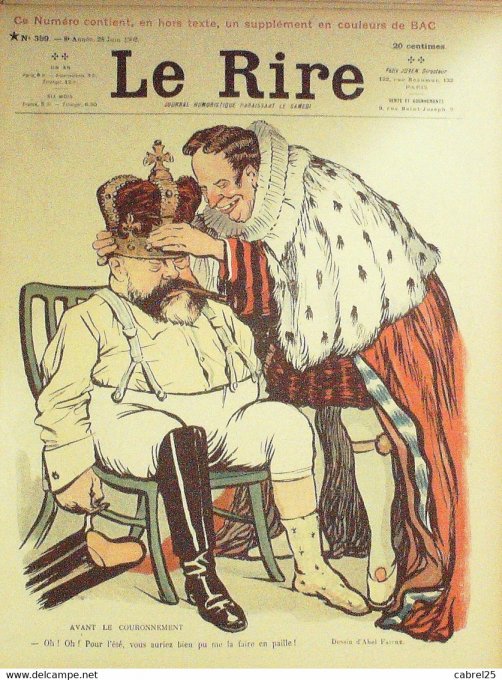 Le Rire 1902 n°399 Faivre Roubille Bac Meunier Avelot Somm Fischietto